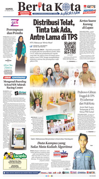 Epaper Berita Kota Makassar Edisi 15 Februari 2024