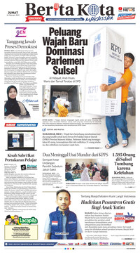 Epaper Berita Kota Makassar Edisi 16 Februari 2024